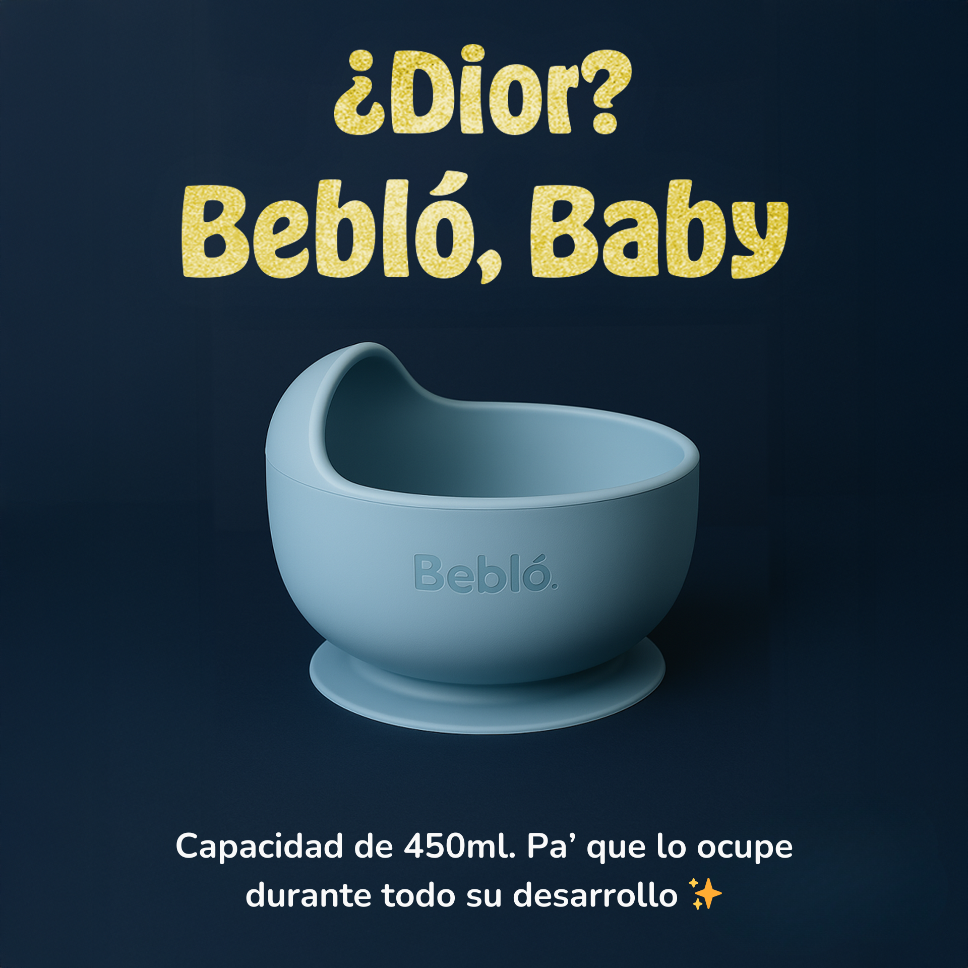 Tazón para bebé marca Bebló. Bowl para bebé